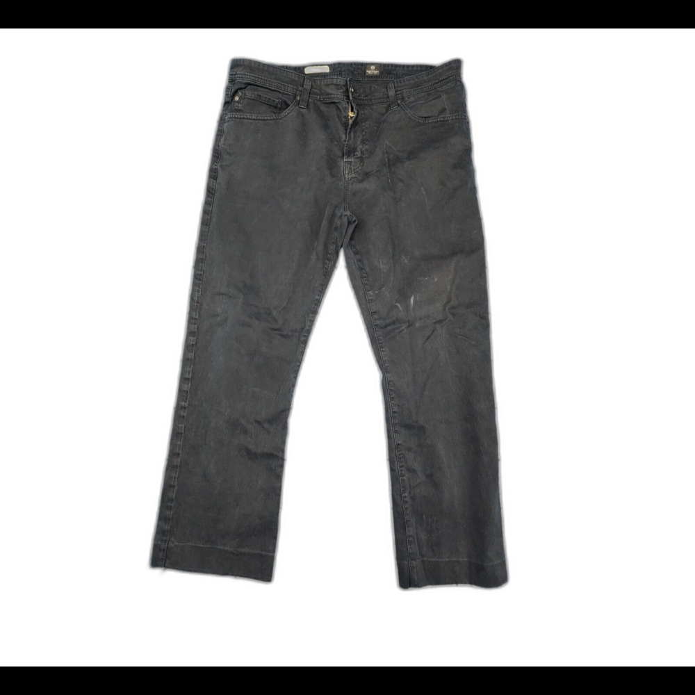 AG Adriano Goldschmied Men's The Protege Straight Leg Jeans Black Size 38x28